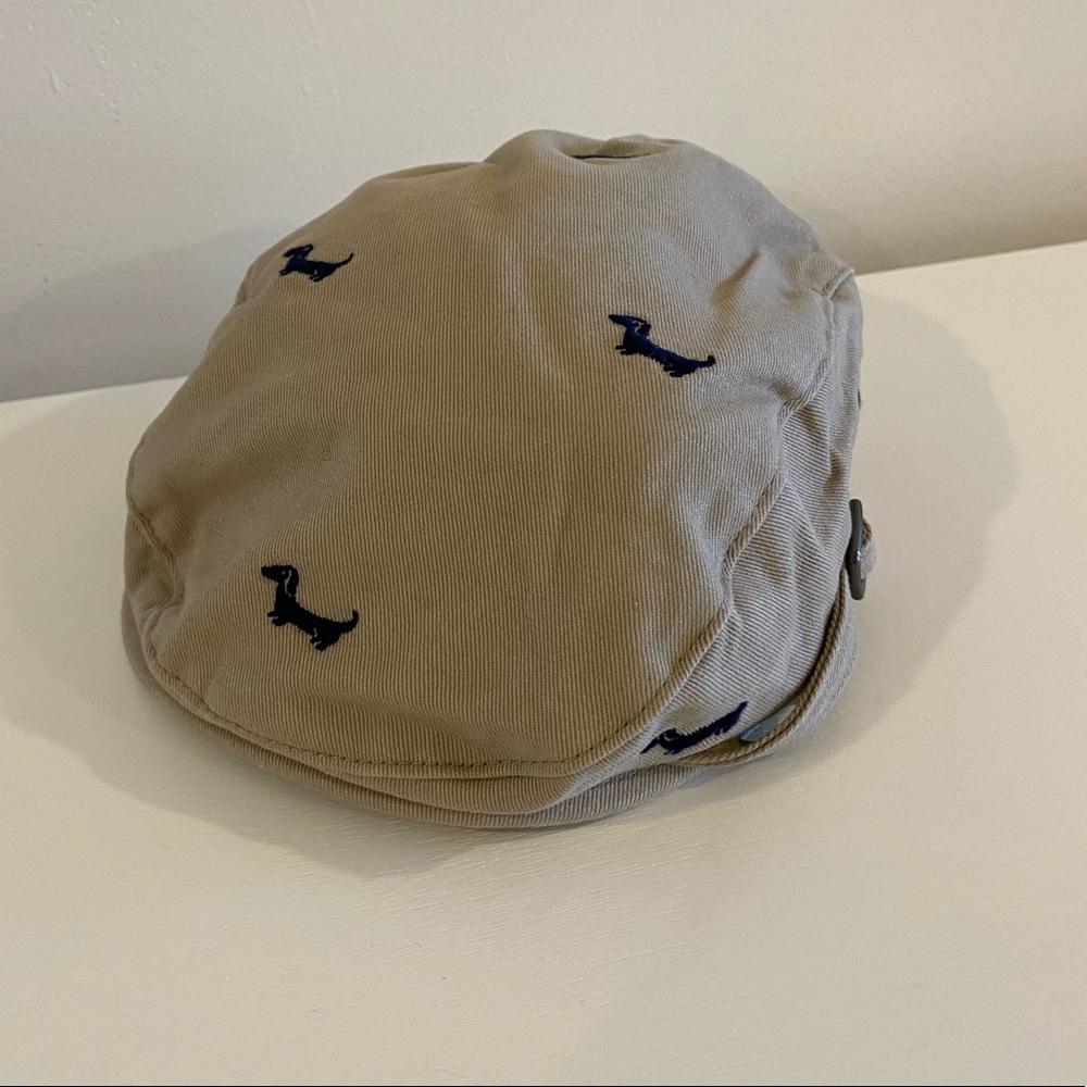 Janie & Jack Newsies Cap with Dachsunds